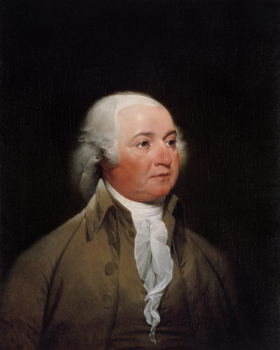 John Adams, painted by John Trumbull (c. 1792).