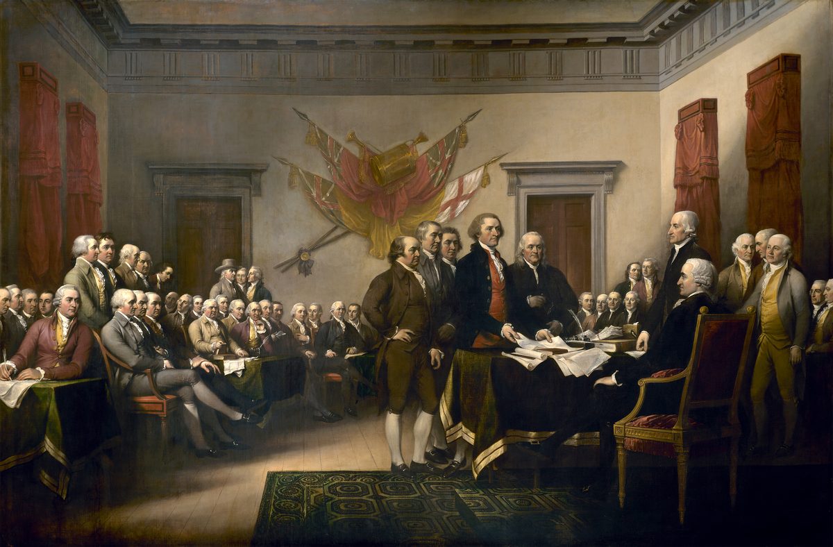 Trumbull, Declaration of Independence